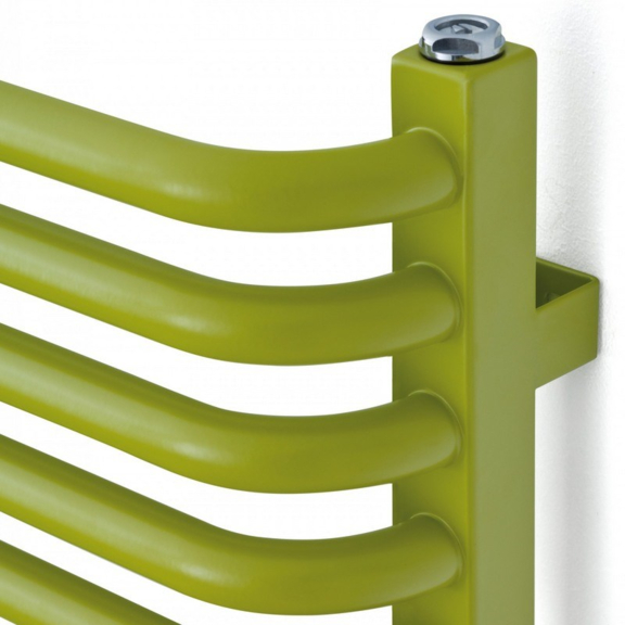 TERMA Alex ONE dizajnový radiátor detail farba Green Apple