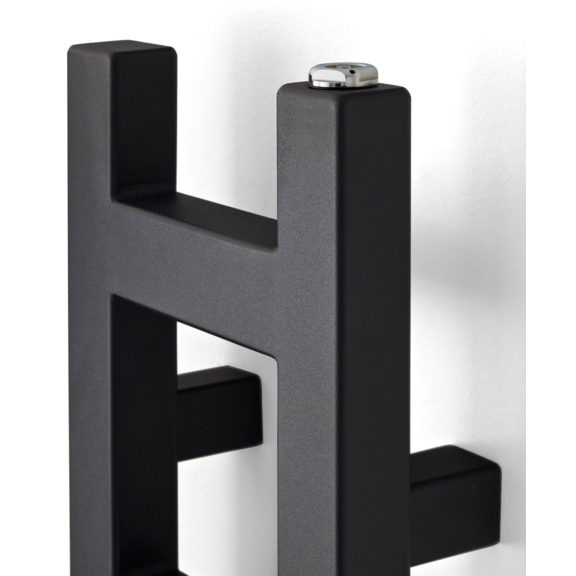 TERMA Easy vertikálny radiátor 960x200 farba Soft9005 - detail