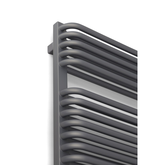 TERMA Tytus kúpeľňový radiátor - farba Silver Matt - detail