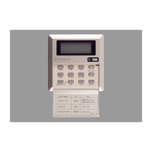 Sinclair MERCA Štandardný nástenný káblový ovládač pre fancoily - otvorený