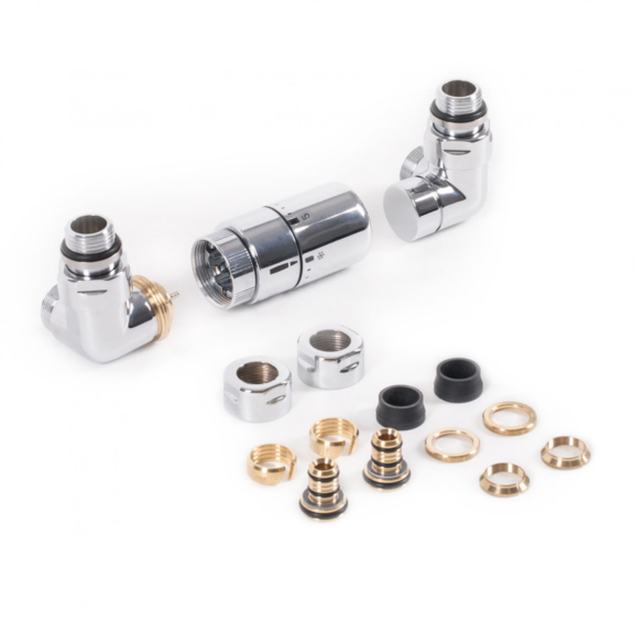 Terma trojosá termostatická sada ventilov - ľavá