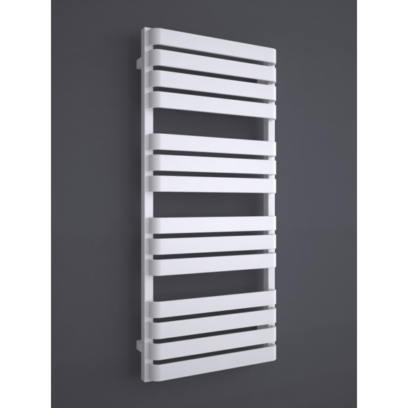 TERMA Warp T dizajnový radiátor 1110x500 RAL 9016 zboku