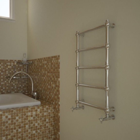 TERMA Retro dizajnový radiátor 800x504 farba Chrome effect