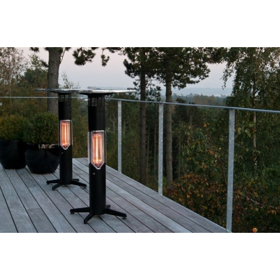 Stolíkový infražiarič Statio čierny