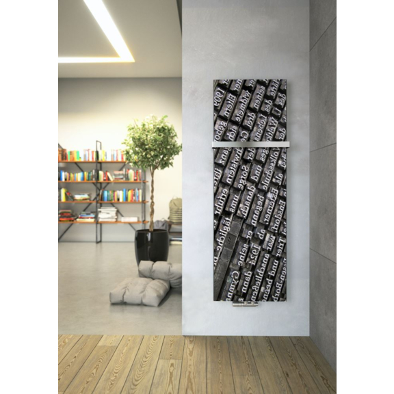 TERMA Case Slim dizajnový radiátor s potlačou