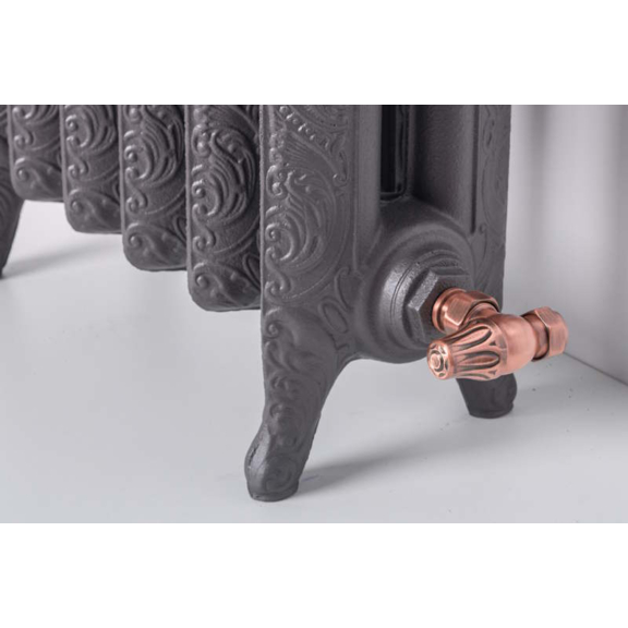 SR Floral Old Style termostatická rohová ventilová sada - Meď