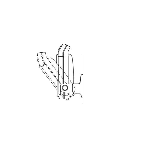 Soler & Palau Meteor NT axiálny stolný ventilátor - polohovanie u nástennej montáže