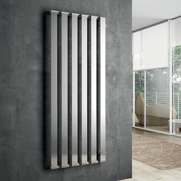 IRSAP Step V chrómový dizajnový radiátor 2000x670 Chróm