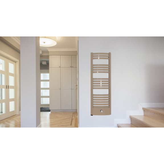 TERMA Dexter Pro ONE kúpeľňový radiátor RAL1019 - inšpirácie