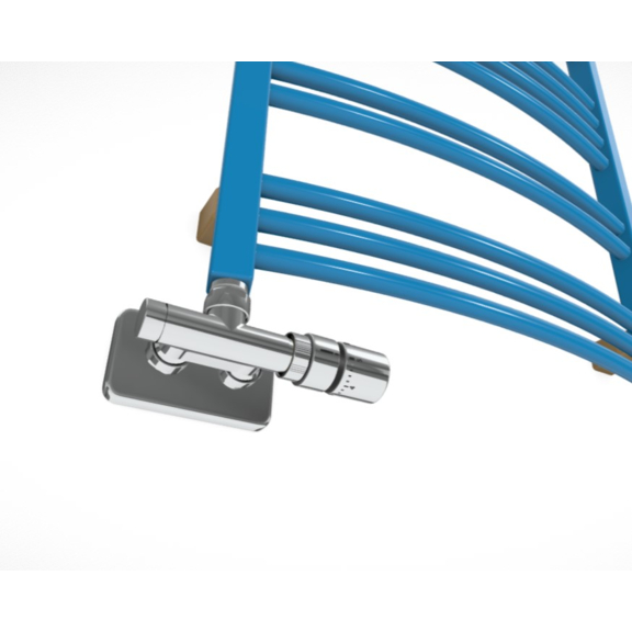 TERMA Jade M kúpeľňový radiátor RAL5015 detail