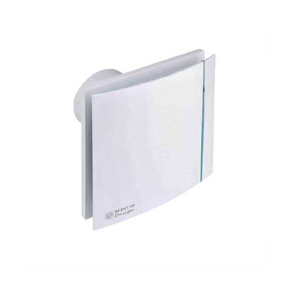 Ventilátor Silent 100 Design 12V CZ biely