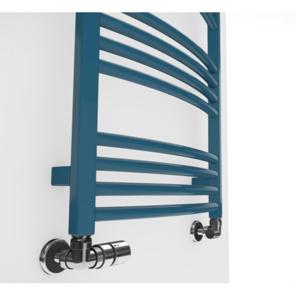 TERMA Lena kúpeľňový radiátor RAL5009 detail