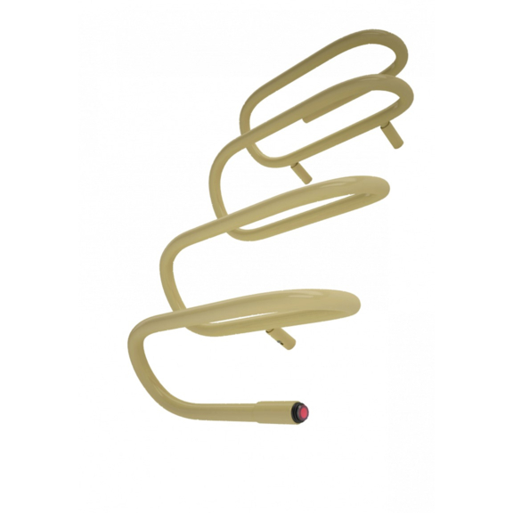 TERMA Spiro kúpeľňový radiátor farba Morning Beige Detail