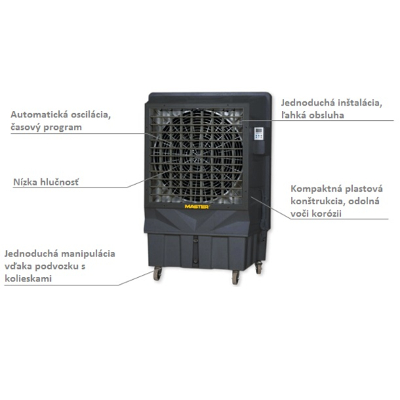Master BC 180 priemyselný BIO ochladzovač vzduchu popis