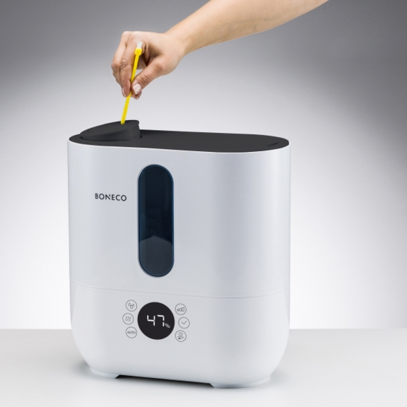 Ultrazvukový zvlhčovač BONECO U350 regulácia výstupu hmly