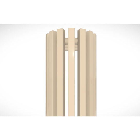 TERMA Triga ANC dizajnový radiátor RAL 1001- detail