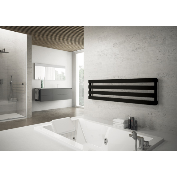 IRSAP Step H dizajnový radiátor 430x1800 farba Nero Black