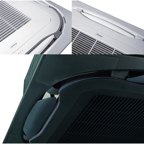 Kazetová klimatizácia Daikin FCAG35A + RXM35M9 dekoračný panel lamely
