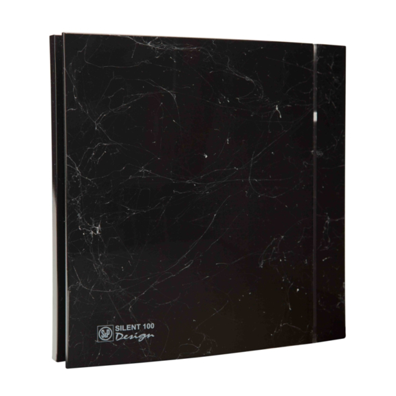 Ventilátor Silent 100 Design CRZ - mramorová čierna