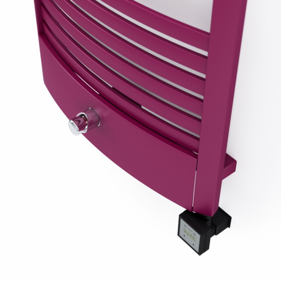 TERMA Dexter Pro kombinovaný kúpeľňový radiátor s termostatickou hlavicou