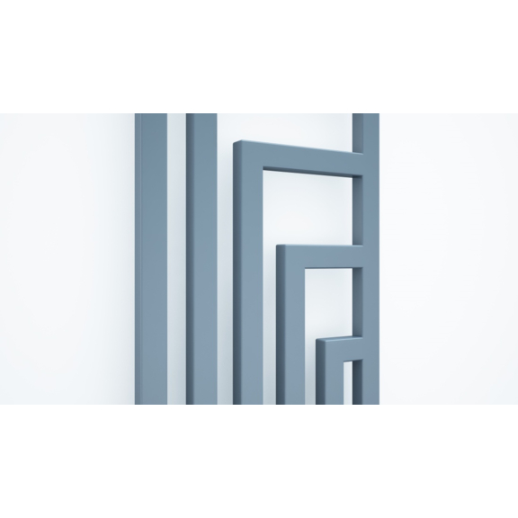 TERMA Angus V dizajnový radiátor 1300x440 farba RAL5014