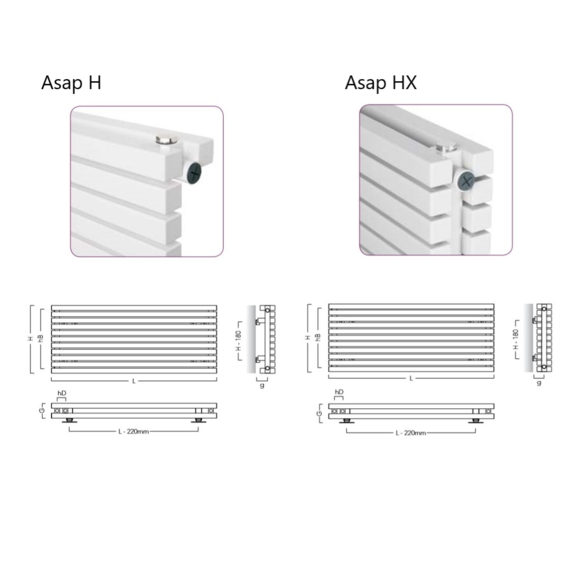 Instal projekt Asap H a HX - tech nakres