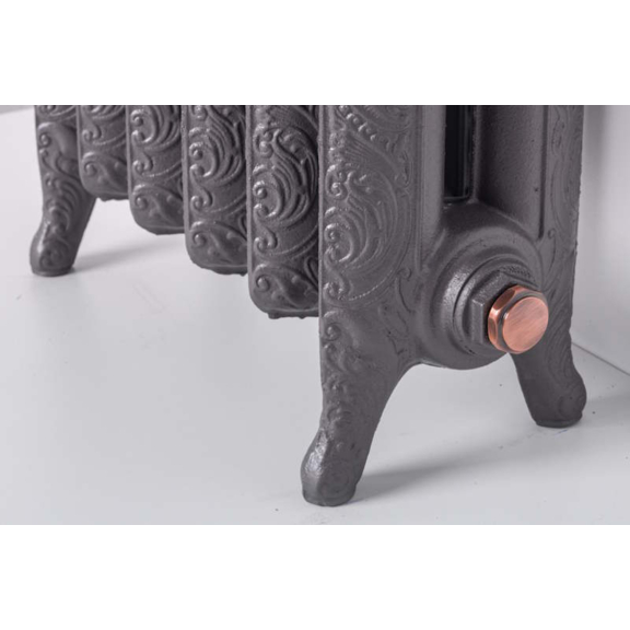 SR Floral Old Style termostatická rohová ventilová sada - Meď