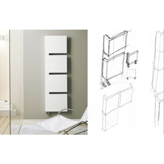 IRSAP Sequenze dizajnový radiátor 1735x500 návrh-realizácia