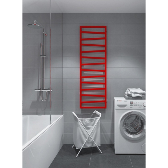 TERMA Zigzag kúpeľňový radiátor 1540x500 farba RAL3020 interiér