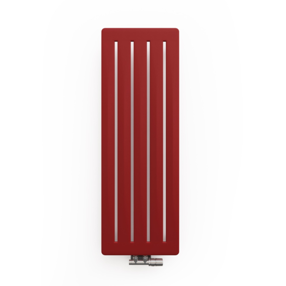 TERMA Aero V dizajnový radiátor 1500x410 farba Metallic Red