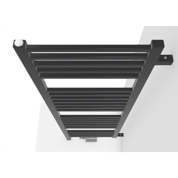 TERMA Bone DW kúpeľňový radiátor pohľad zhora