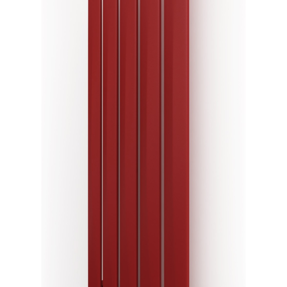 TERMA Aero V dizajnový radiátor 1500x410 farba Metallic Red verikálny na výšku