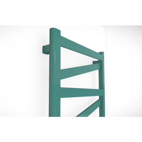 TERMA Vipera dizajnový radiátor 1230x500 farba Soft 3028 detail - ovládanie