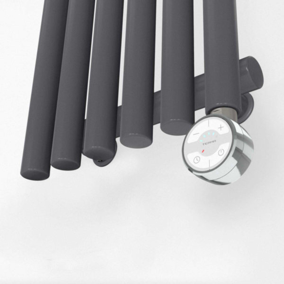 TERMA Tune VWS elektrický dizajnový radiátor - farba Modern Grey - detail1