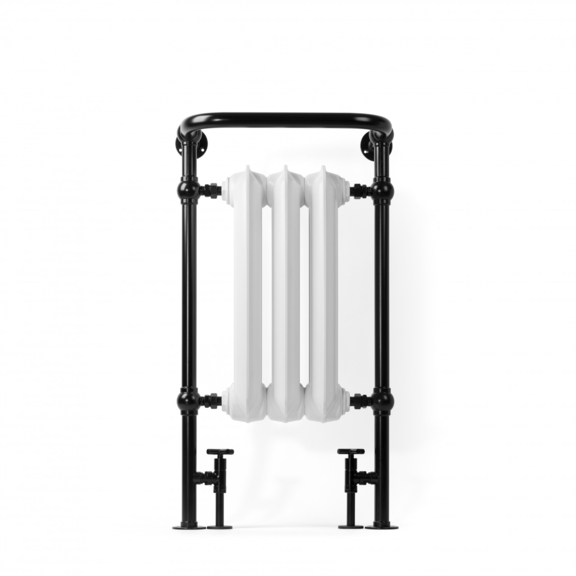 TERMA Plain towel rail ro radiátor Biela z predu