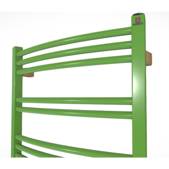 TERMA Jade M kúpeľňový radiátor RAL6018 detail