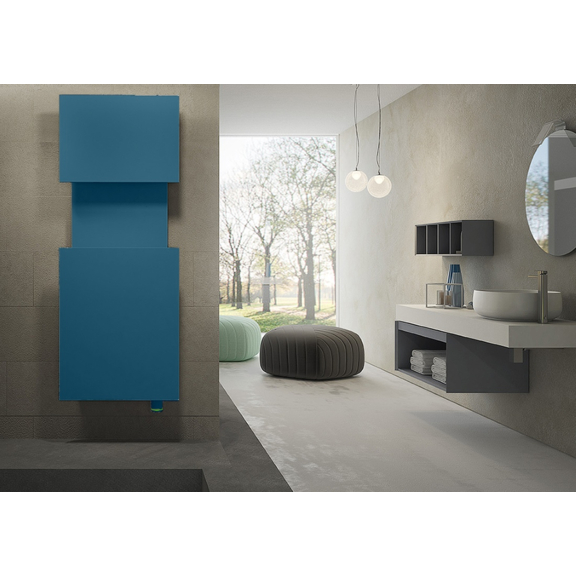 IRSAP M'ama kúpeľňový radiátor farba Blu Pastelo