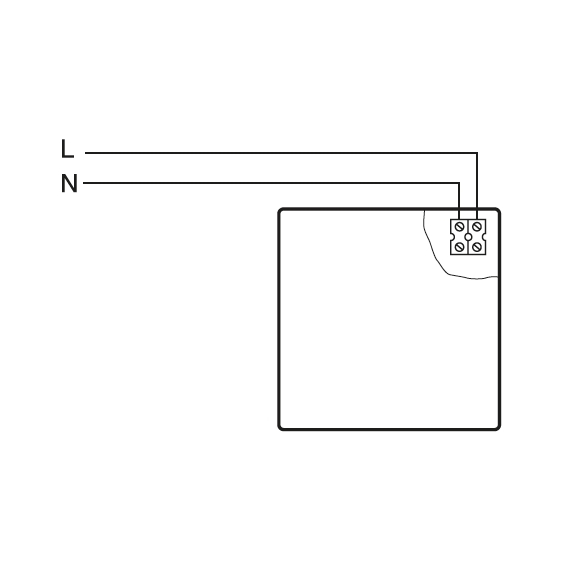 Ventilátor ECOAIR DLC Ecowatt - schéma zapojenia