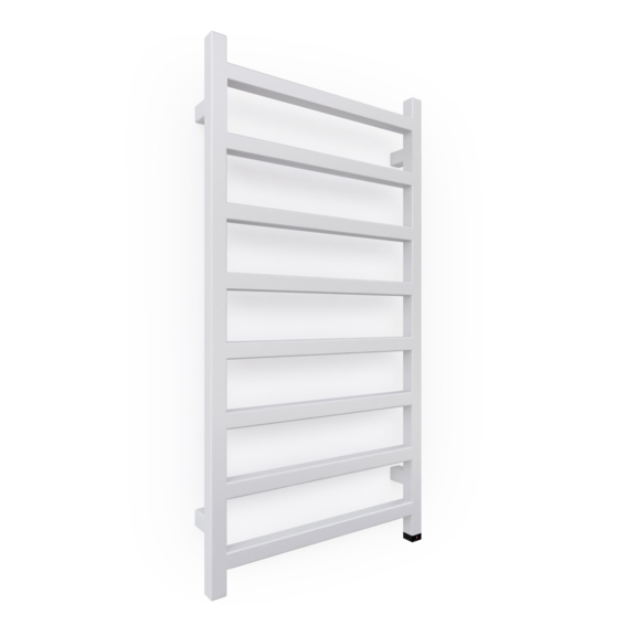 TERMA Simple One dizajnový radiátor  960x500 RAL9016 zboku