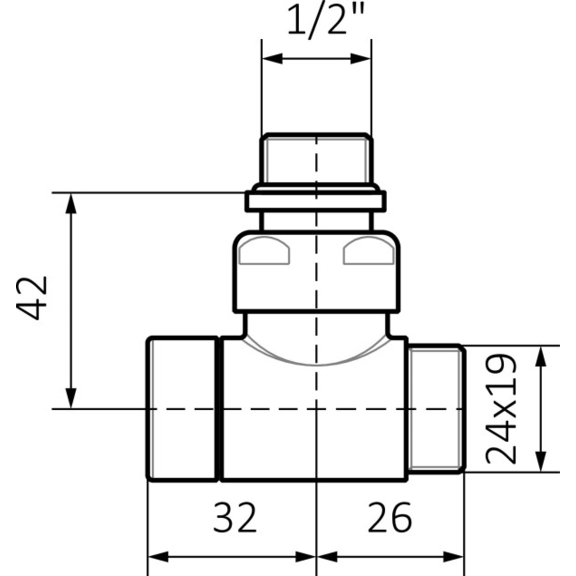 Terma rohová regulačná termostatická sada