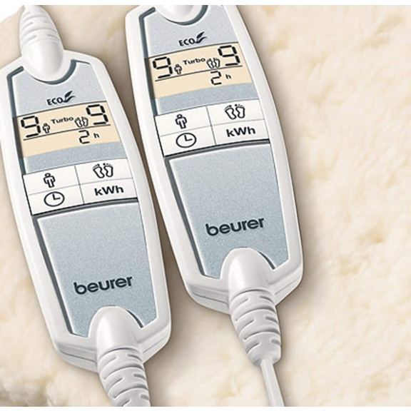 BEURER UB 86 XXL dvojitá elektrická výhrevná podložka - detail ovládač