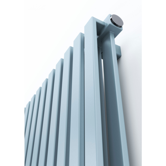 TERMA Nemo dizajnový radiátor 530x915 farba Pastel Blue detail