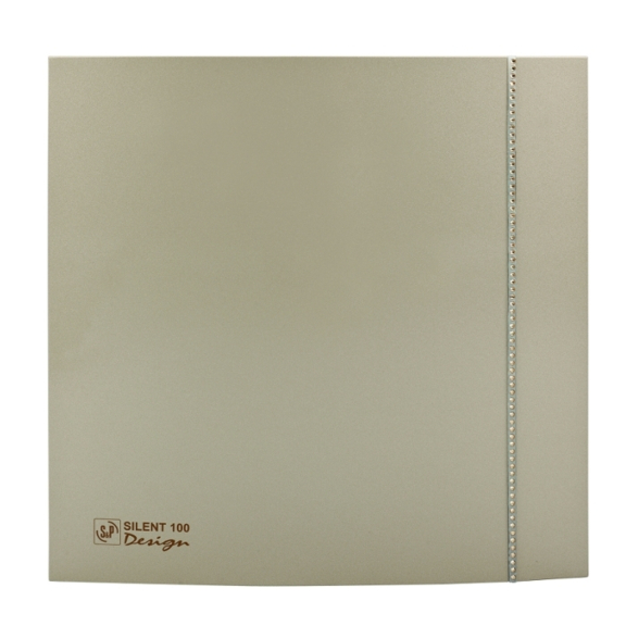 Ventilátor Silent 100 Design CZ SWAROVSKI CHAMPAGNE
