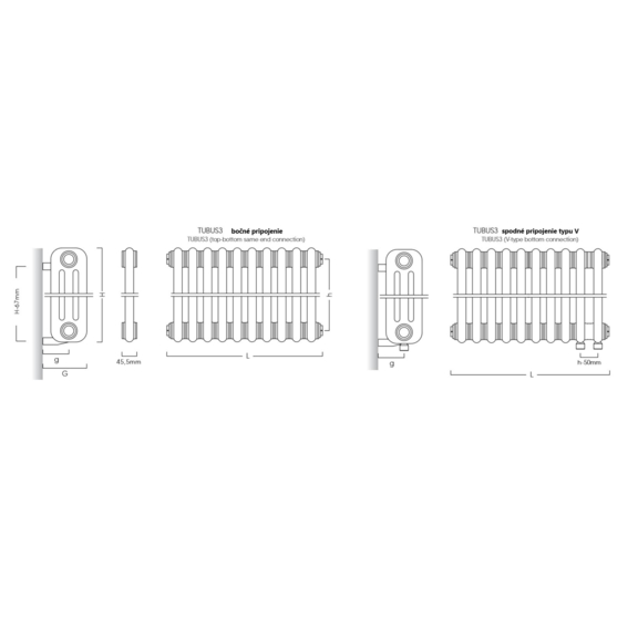 Instal projekt Tubus 3 - pripojenia nakres
