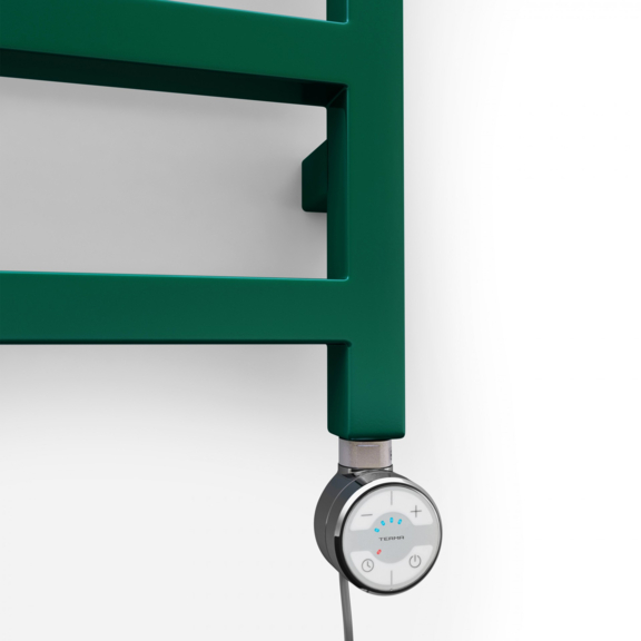 TERMA Simple elektrický dizajnový radiátor 1200x500 RAL6026 - detail