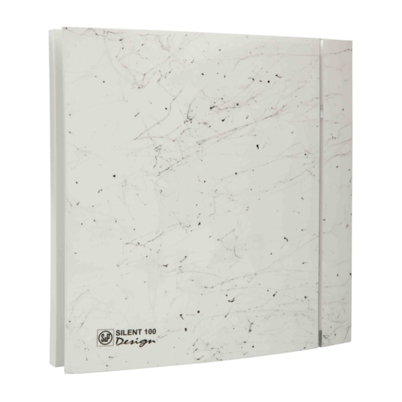 Ventilátor Silent 100 Design CRZ - mramorová biela