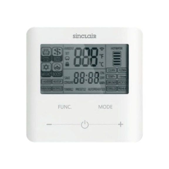 Multi+ systém SINCLAIR nástenný ovládač SWC-06WT