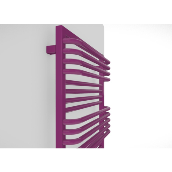 TERMA POC 2 kúpeľňový radiátor farebné prevedenia RAL4006 - detail