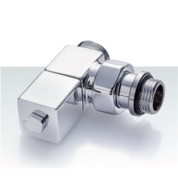 Chromová sada ventilov Esedra manuálna - rohová