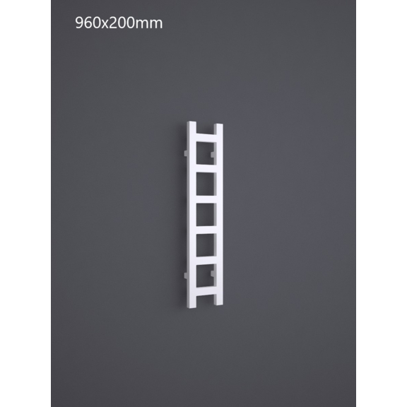 TERMA Easy One vertikálny radiátor 960x200 RAL 9016